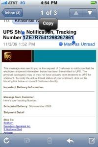 tracking email